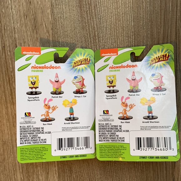 SpongeBob SquarePants Patrick Star Sponge Bob Figurine character cake topper - Picture 2 of 5